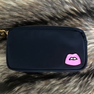 Stoney Clover Lane Small Navy Nylon Pouch w/ Patch